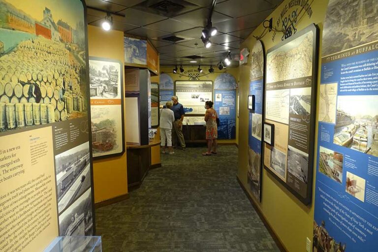 Interior of Erie Canal Museum - Syracuse - New York - USA