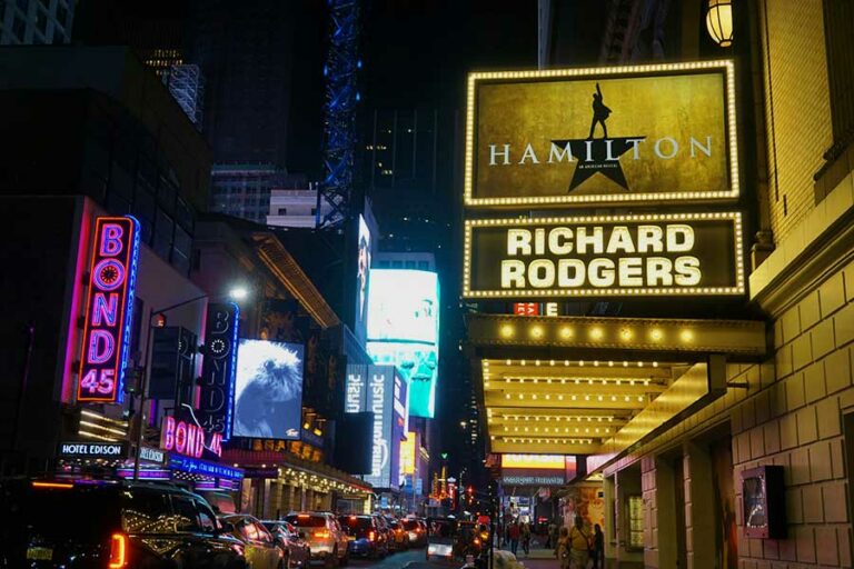 Broadway musical Hamilton - Broadway, New York, USA